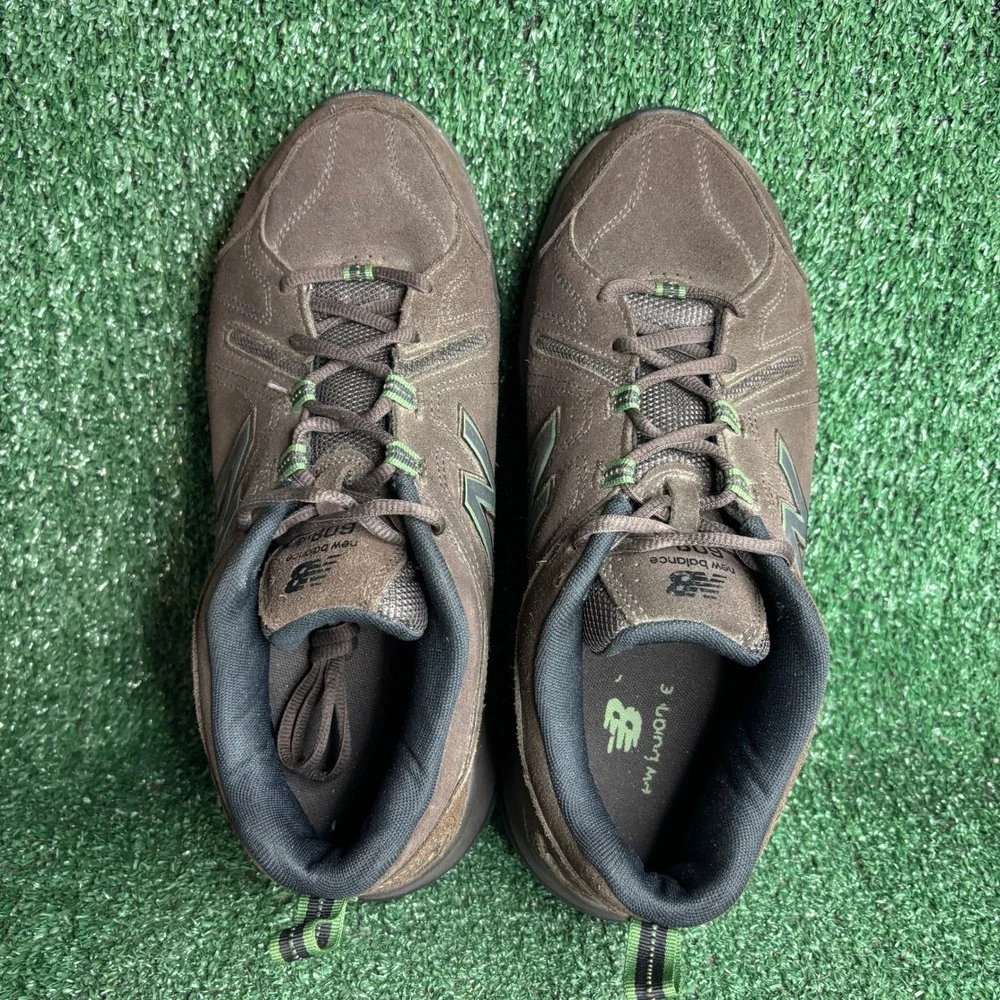 New Balance 608v4 Suede Abzorb Training Shoes Brown Mens Size 10.5 4E Extra Wide